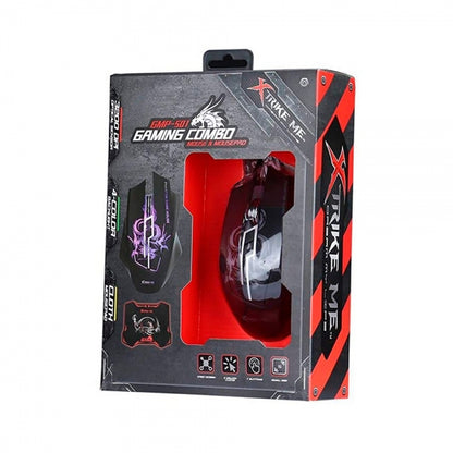 GAMING MOUSE AND MAT XTRIKE ME