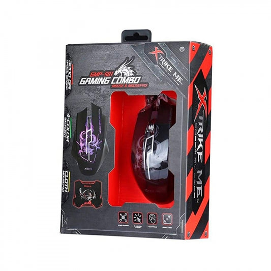 GAMING MOUSE AND MAT XTRIKE ME